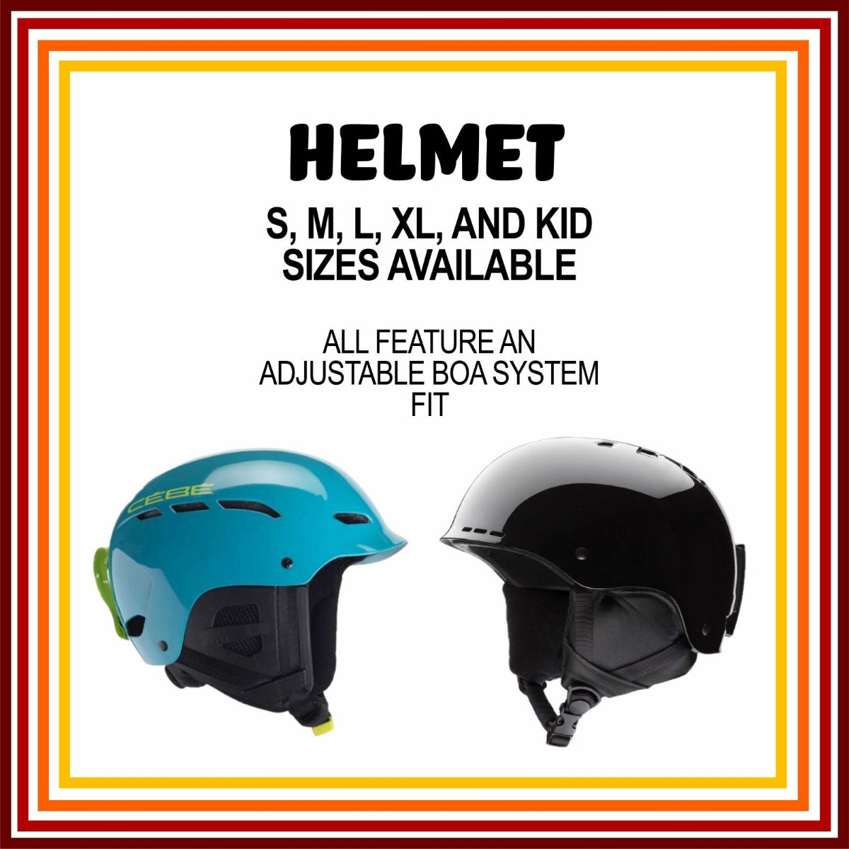 Online Season Rental: Helmet