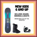 Online Season Rental: Kids New Snowboard