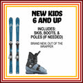 Online Season Rental: Kids New Ski