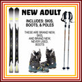 Online Season Rental: Adult New Ski