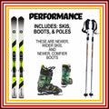 Online Season Rental: Adult Performance Ski