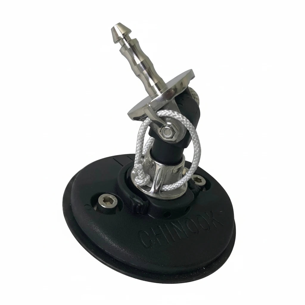 Chinook 2-Bolt Pro Flex Mast Base - Euro Pin