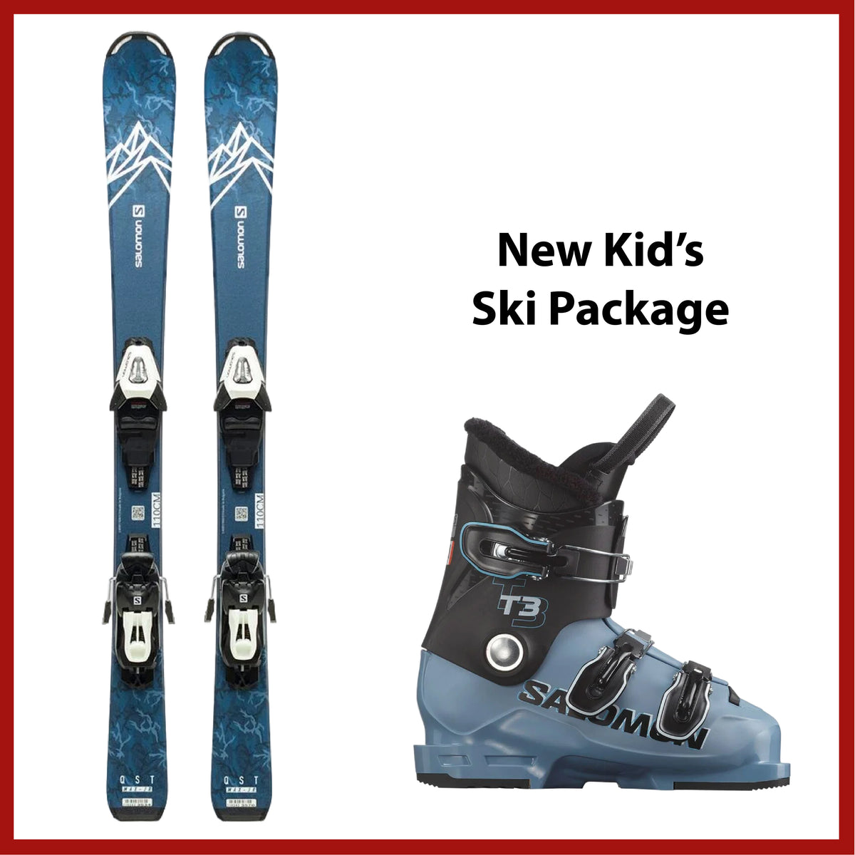 Online Season Rental: Kids New Ski