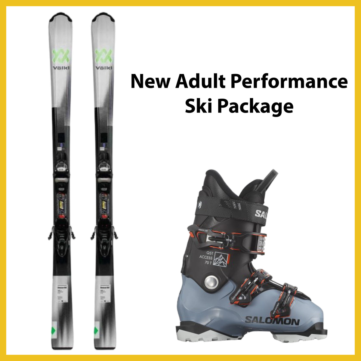 Online Season Rental: Adult New Ski