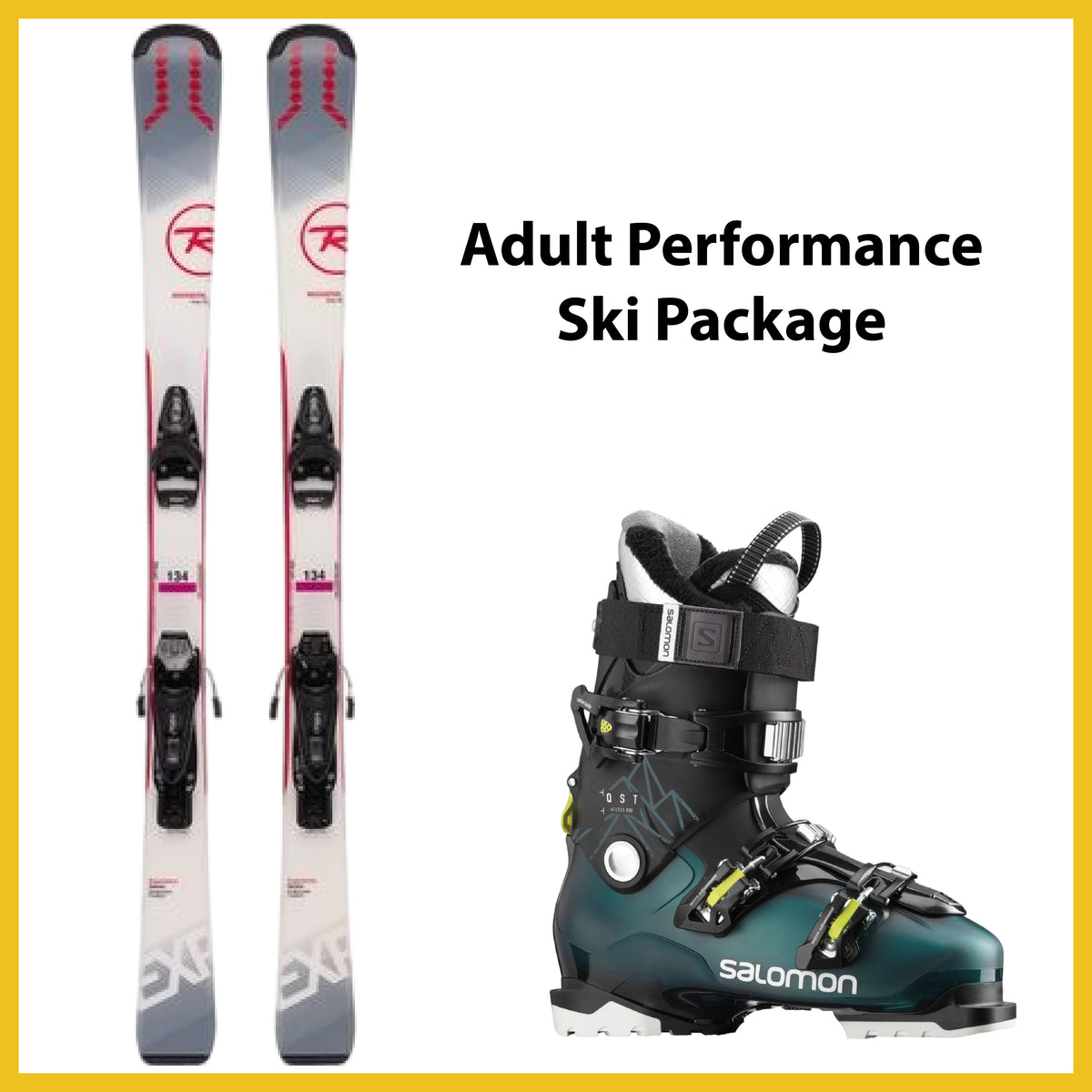 Online Season Rental: Adult Performance Ski