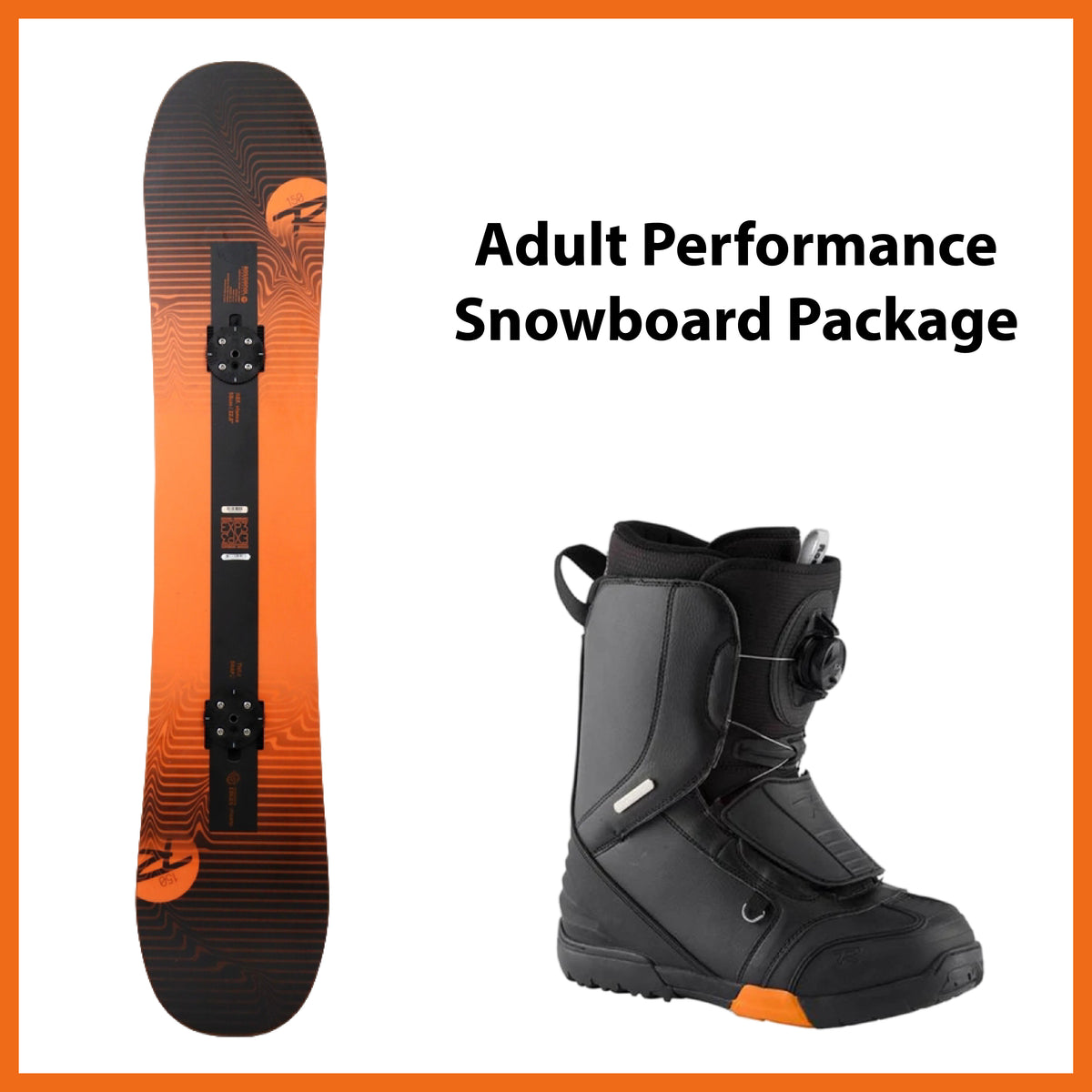 Online Season Rental: Adult Performance Snowboard